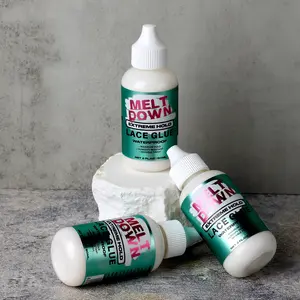 Meltdown Extreme Hold Lace Bond - 3 Pack 100ml Each Strong Non Toxic Fragrance Free Gel Glue for Wigs Hair Replacement Wefts Waterproof Sweat Resistant