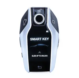 434 MHz LCD Screen Smart Key, 4B FEM BDC Compatible Car Key Accessory for 2012-2018 Vehicle Models
