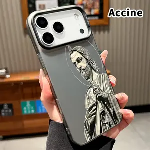 Phone Case for iPhone 17 Pro Max 16 Plus 15 14 13 12 11 Air E Conviction Pattern Full Body Protection Anti-Scratch PC Smartphone Cover