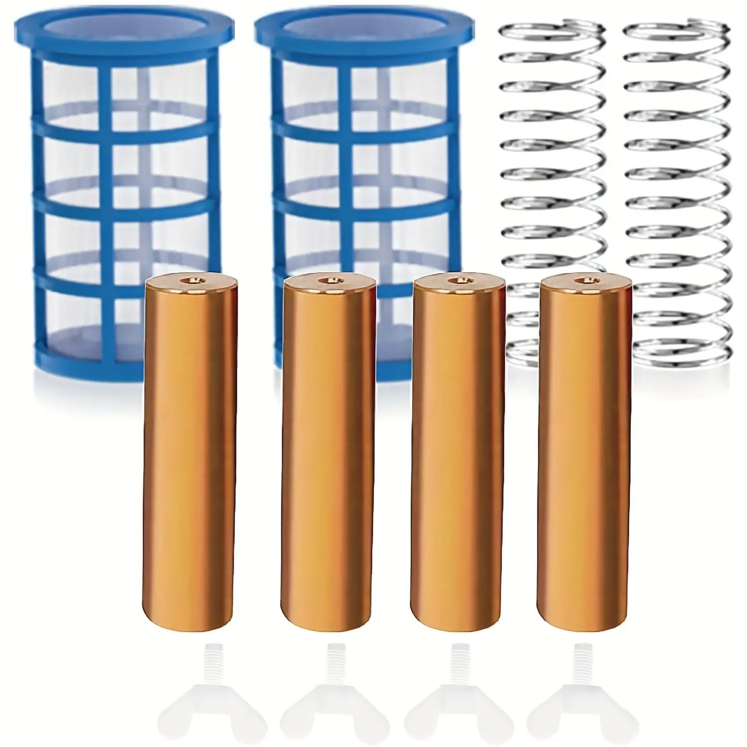 Pool Ionizer Copper Replacement Kit | Replacement Copper Anodes | Universal Fit for Solar Ionizer | Complete Set with All Additions