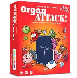 The Awkward Yeti Organ Attack | Funny Family Card Game for Kids Ages 8+ & Parents, Teens & Adults | Anatomy & Organ-Themed Party Game for Family Game Night | Super Fun