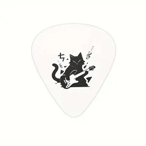 Cool Cat Pattern Kitty Musical Guitar Pick, 1 Count Variety Thickness Assorted Guitar Pick, Music Accessories for Acoustic, Electric & Bass Guitars, Unique Gift for Guitarists, Christmas Gift Ideas, Guitar Picks for Electric Guitar