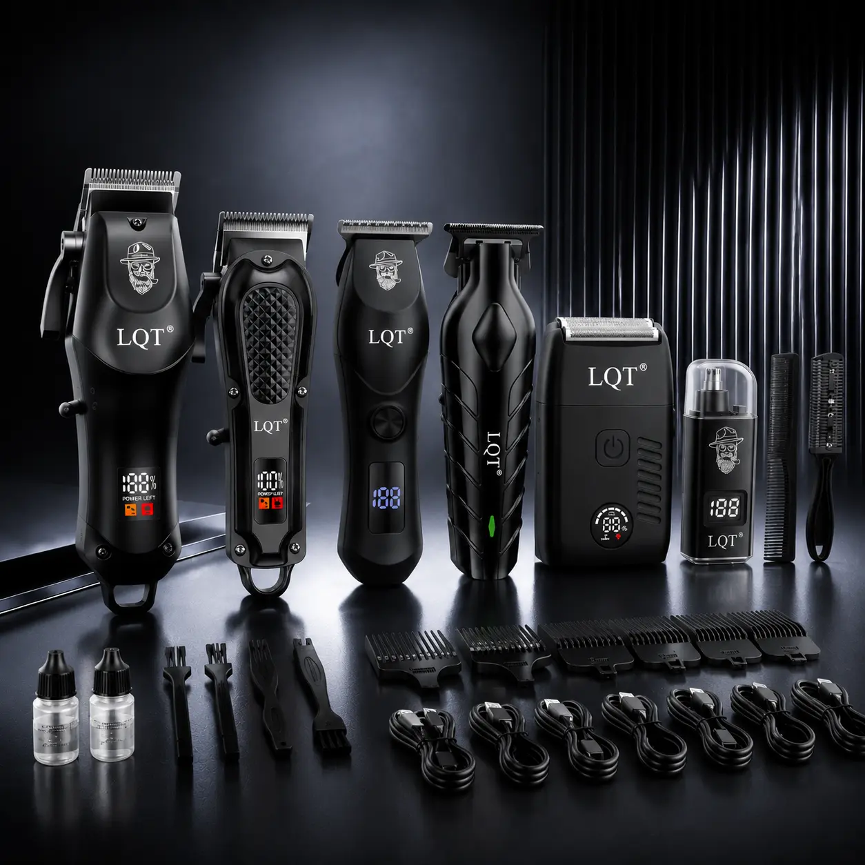 Ultimate 6Pcs Barber Clipper Kit – Complete Grooming Set for Home & Pro Use | Exclusive Edition Ultimate 6Pcs Barber Clipper Kit – Complete Grooming Set for Home & Pro Use | Exclusive Edition