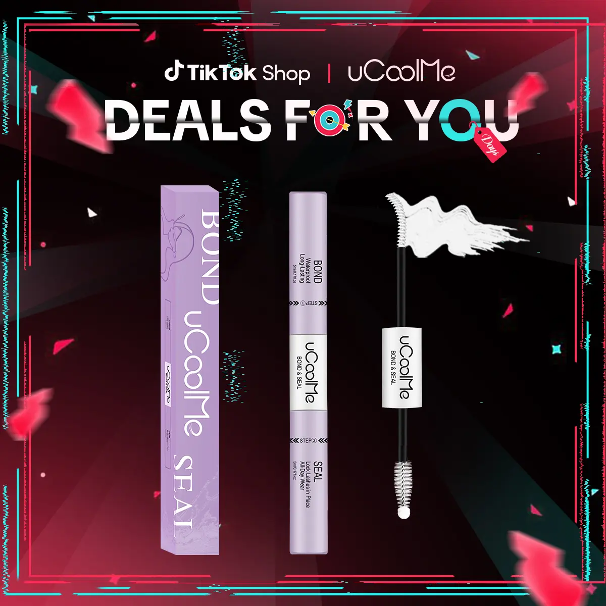 3-in-1 Natural Lash Clusters Kit for DIY Lash Extensions, Waterproof and Long-Lasting with Bond, Seal, and Remover for Easy At-Home Application