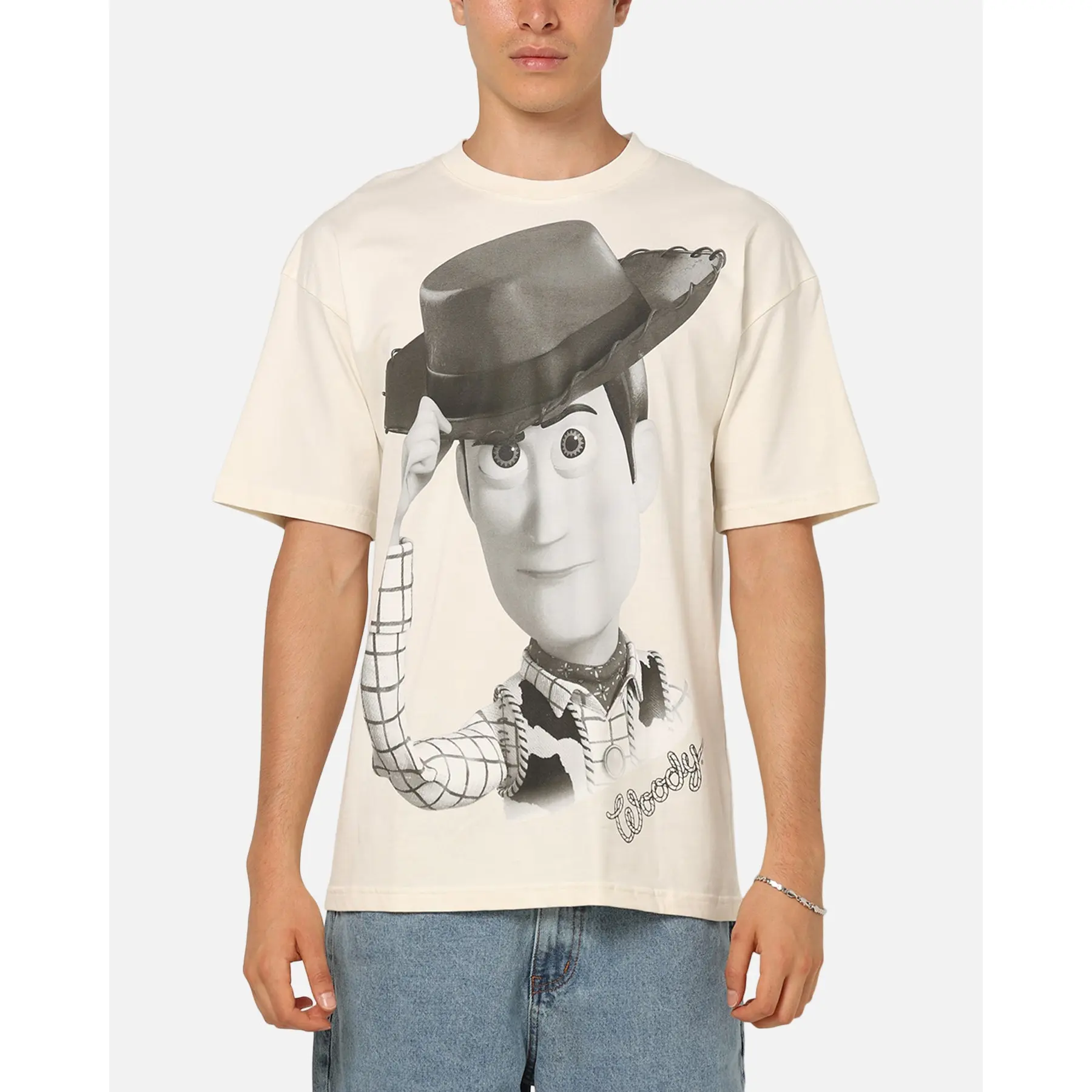 73Studio Disney Pixar Toy Story Woody And Bullseye T-Shirt Off White