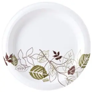 Dixie DIX320 9 in. Heavyweight White Paper Plates