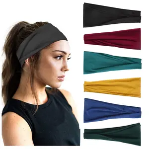 Sports Elastic Headbands for Men Women Sweatband Hair Bands for Running Outdoor Sports Headbands Non Slip Hair Accessories vividsun