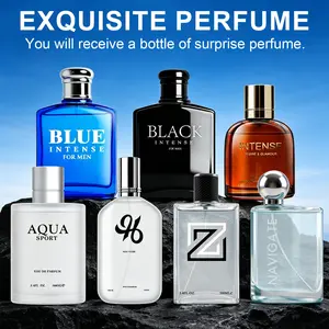 1 Pack Men Perfume Random | 100ML / 3.38 FL OZ | 7 Marine Scents Random: Salt/Breeze/Melon/Cucumber/Mint/Leaf/Amber | Marine Random, Unbox Surprise, New Fresh Daily | Gift for Him