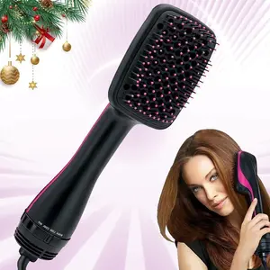2 in 1 Comfort Comb Design Multifunctional Hair Dryer, Reduce Frizz & Static Anion Air Hair Dryer Brush ,Fast Drying Hair Styling Tool, Makeup Products, Back To School, Hair Straightener Comb