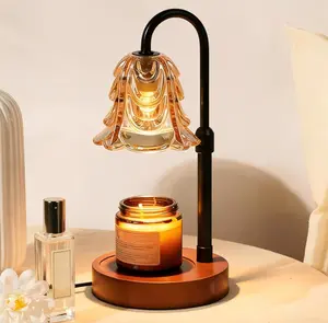 Candle Warmer Lamp with Timer Dimmer, Adjustable Height Flameless Wax Melt Warmer for Jar Candles, Home Decor & Unique Gifts for Women