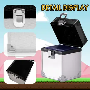 1pc Trading Standard Cards Storage Box Hard Case Holder for 3" x 4" Rigid Card Holders for TCG PTCG MTG Cards, Sports Basketball Football Cards