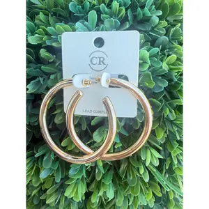 Tube Hoop Earrings