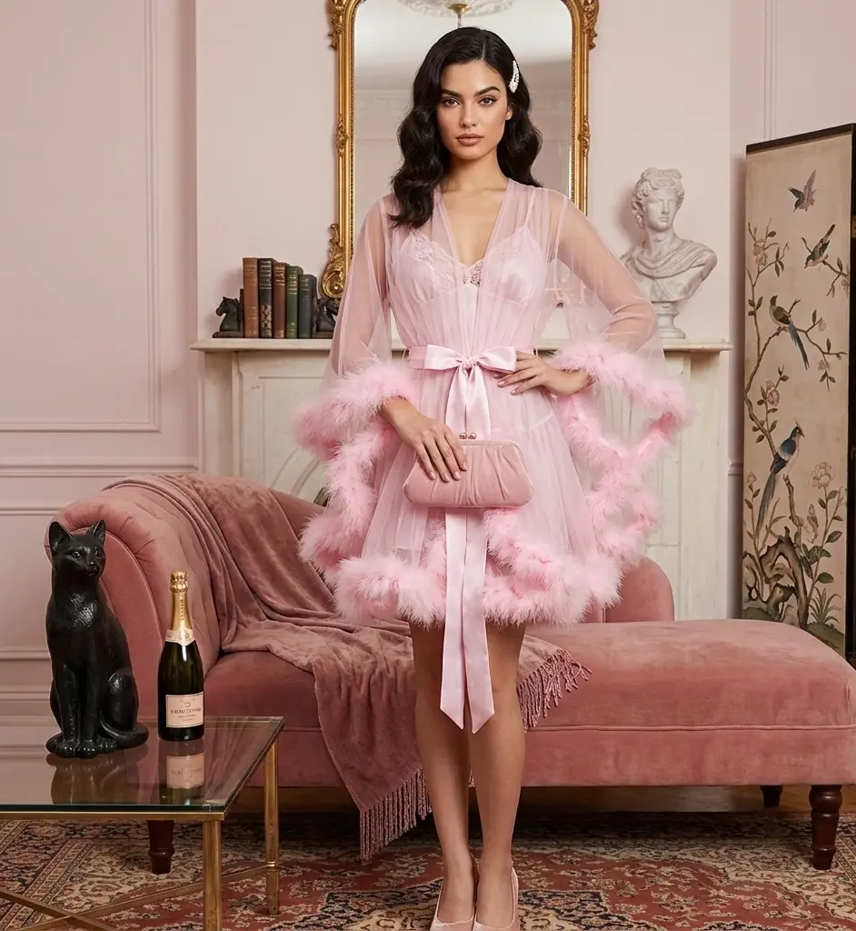 The Dream Muse Lace Robe