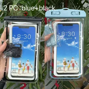 2 PC Waterproof Phone Case summer Swimming Water Proof Bag Universal Underwater Phone Protector Pouch Cover For iPhone 11 12 13 14 15 16 Pro Max Plus Samsung 21 22 23 24 FE Plus ULTRA