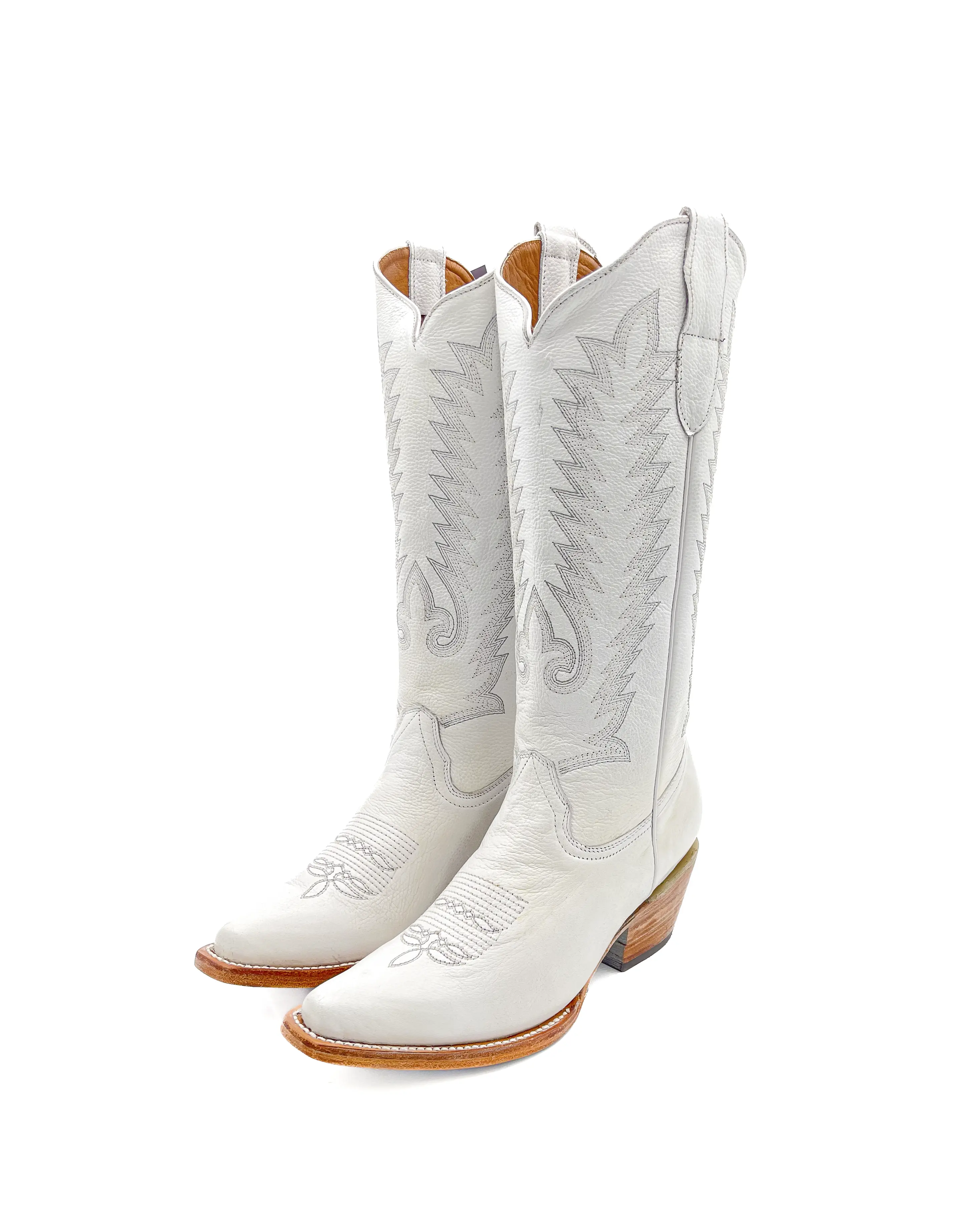 Cowboy Boot Tall White Cowboy Boot Tall White