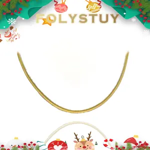 [4mm-19.6inches Snake Bone Necklace]【FOLYSTUY (Y142)】Snake Bone Necklace Unisex Chain & Link Elegant Design