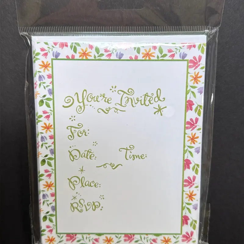 Handmade RSVP Postcards with Envelopes, 12-Count