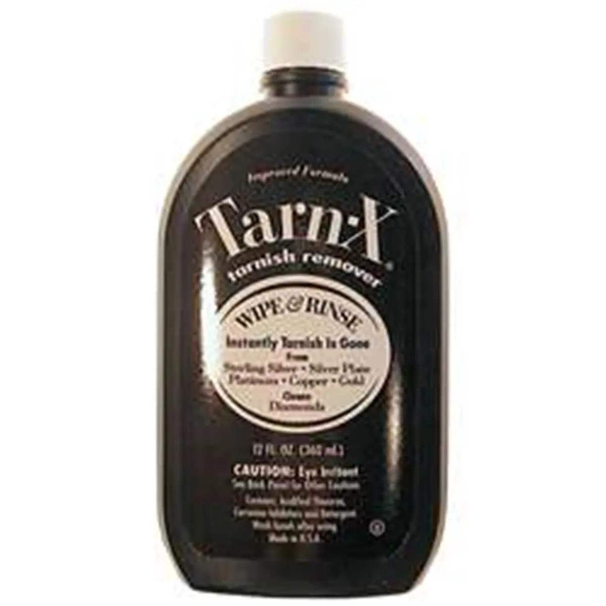 CLR Tarnex Liquid Cleanser - 12 fl oz Metal Cleaner with Instant Removal for Home Supplies, Household Appliances, Irons