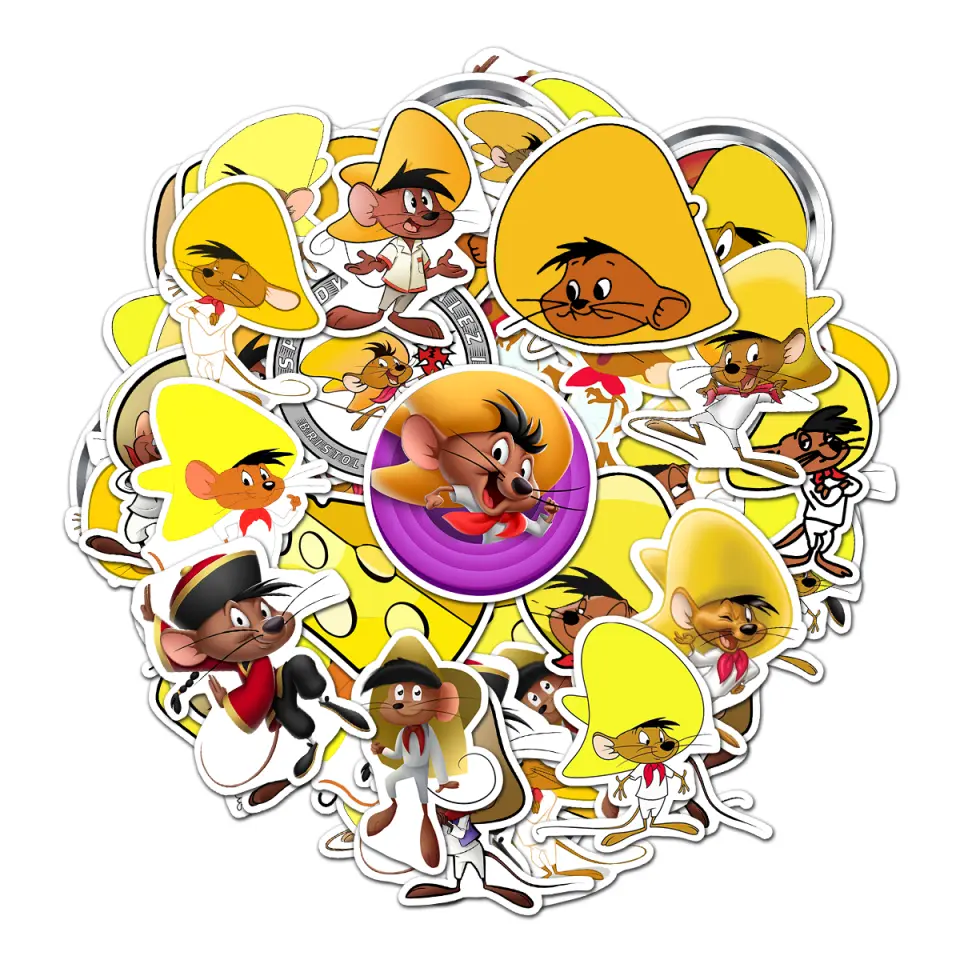 Speedy gonzales 20 pcs Sticker Pack, Speedy gonzales Waterproof Vinyl Sticker, Speedy gonzales Sticker for Laptop PC Water Bottle, Movie Stickers