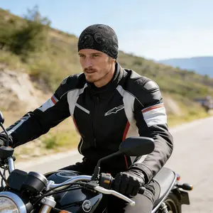 6 Pcs Multi-Use Skull Cap, Breathable Sweat-Wicking Beanie for Motorcycle, Cycling, Running & Outdoor Sports