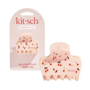 Kitsch Cherry Print Cloud Claw Clip - Medium