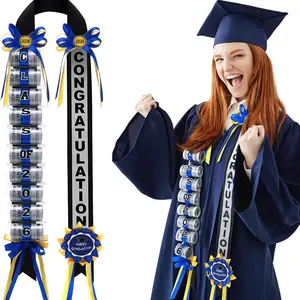 Graduation Money Lei Class of 2026 Double Braided Lei Gift Graduation Cash Gifts Pull Ideas for High School College Party Supplies