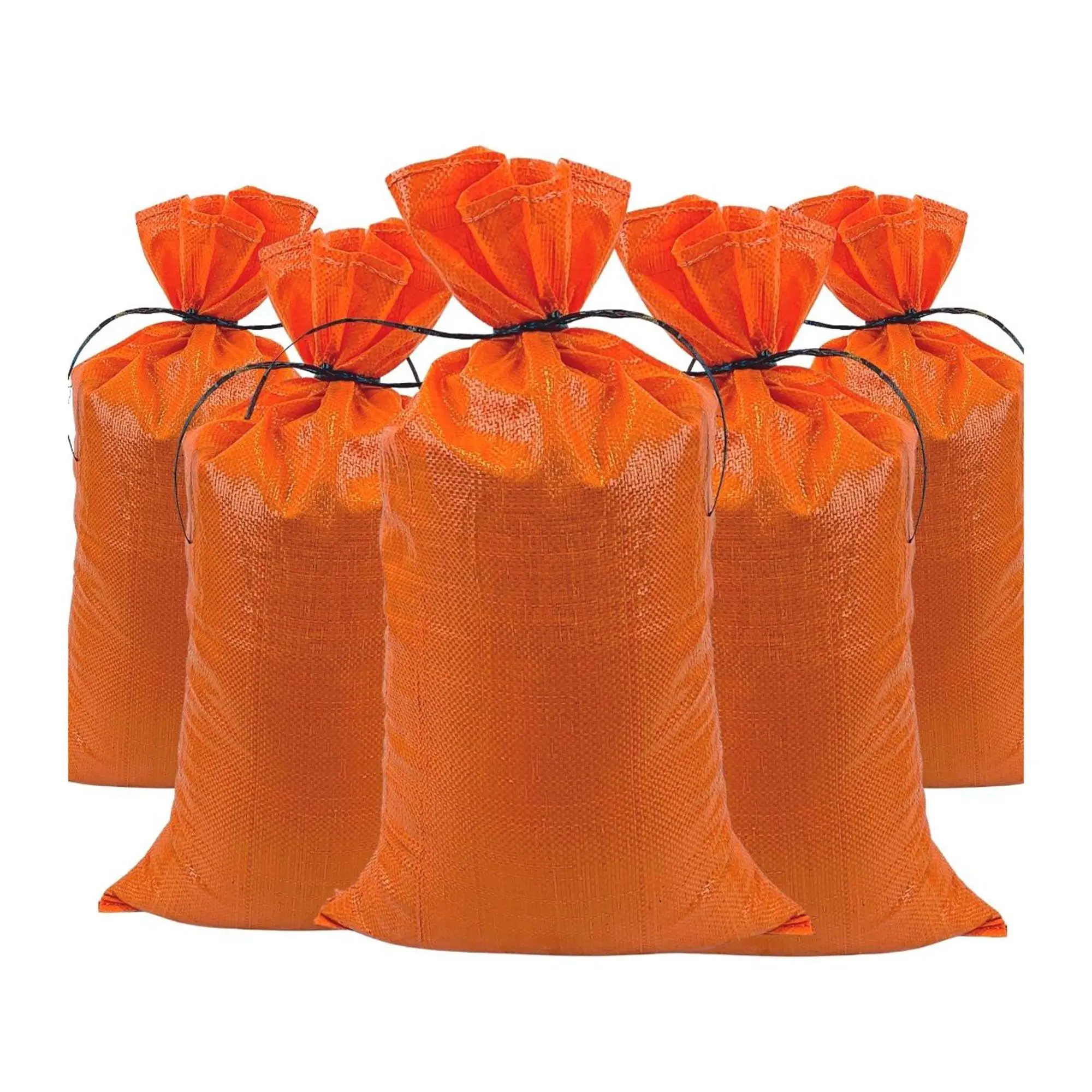 DuraSack 100 Pack Heavy Duty Empty Sand Bags wi th Tie Strings
