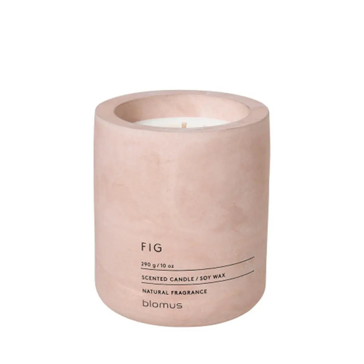 212 MAIN Blomus Fragra Large Rose Dust Fig Scented Candle - Fragrance, Sage, Aroma Decor for Room, Camping & Hiking Lights & Lanterns