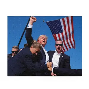 Bulletproof Trump 2024 Puzzle (120, 252, 500-Piece)