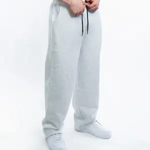 EKKO Blank Polar Fleece Straight Leg Sweatpants | 380 GSM | Warm Comfort Fit | Men's + Women's Sweatpants