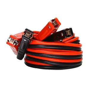 NW3Lbs 8 Gauge 12 Feet Jumper Cables Booster Cables Car Power Booster Cables Emergency Battery Jumper Wires with Carry Bag