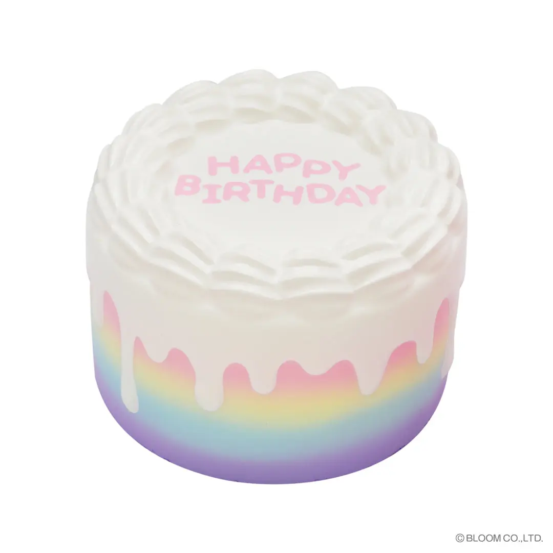iBloom Squishy Happy Birthday Cake Kawaii Soft Scented Slow Rising Stress Relief