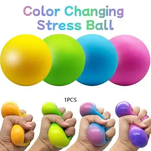 Counting Color-Changing Flour Ball Stress Relief Fidget Toy,Sensory Squeeze Ball Party Gift, Unique Novelty Gift,Stress Relief Accessory, Stress Relief Gadgets