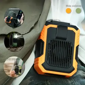 [SummerVibes]Ntaanoo Portable Waist Fan 2026 New Personal Rechargeable with 3 Speeds Airflow & LED Light for Outdoor Jobsite Farm Traveling Fishing
