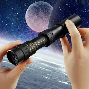 10-300x40 High Definition Monocular Telescope, Zoom Long Focus Lens, Foldable Design, Suitable for All Smartphones, Hunting Camping Bird Watching