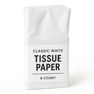 Classic White Tissue Paper - 8 Count