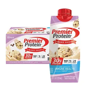 Premier Protein 30g High Protein Shake, Cookie Dough, 11oz., 15 pk. protein shakes
