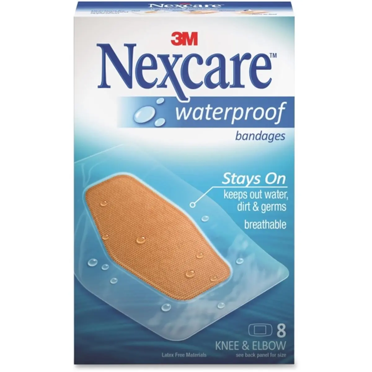 212 MAIN Skilcraft Disposable Waterproof Bandage - Ultra-Thin, Breathable, Moisture-Locking First Aid Waterproof Patch, Health and Medical Supply