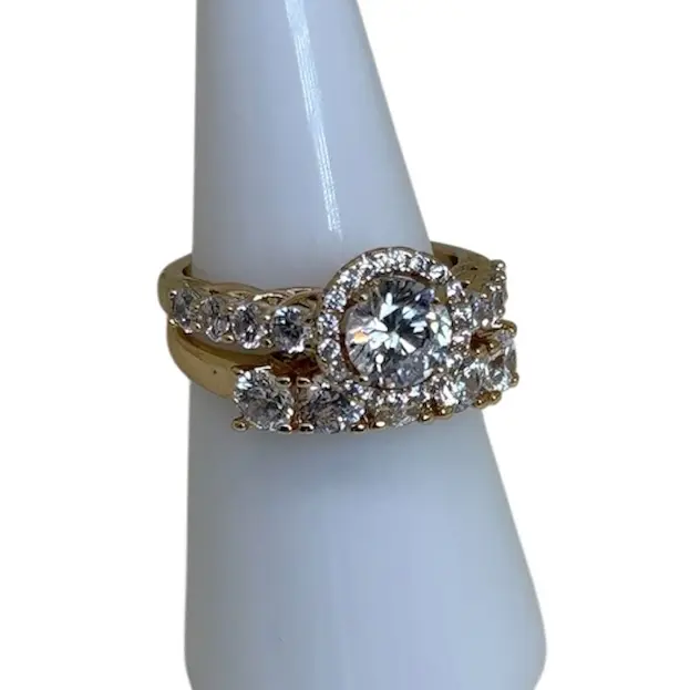 Women's Wedding Ring - Custom Engraved, Name Engraved, Personalized Jewelry, Christmas Romantic Everyday Wear Costume Accessory, Sizes 6-8, Custom Engraved Rings, Laminated Gold Big
