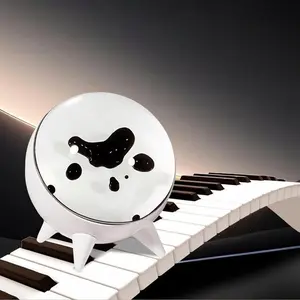Magnetic Liquid Music Rhythm Light, Creative Design Novelty Light, Desktop Decorative Light for Home Office
