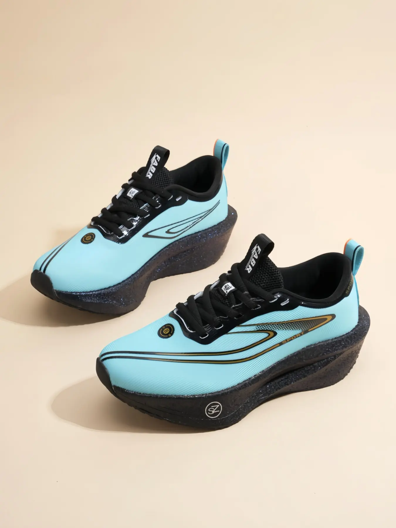 1 Pair Unisex Comfort Breathable Trendy Gradient Casual Sport Running Shoes | Contrast Gradient Design | Thick Cushion Structure | Skin-Friendly Lining | Shock-Absorbing Midsole | Durable Upper | Ideal for Jogging Fitness & Daily Sports