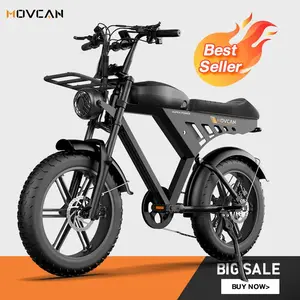 V30/V30MAX Electric Bike for Adults  1500W/2000W Motor 20" Fat Tire Ebike, 32MPH/28MPH 120/70 Miles,48V 31.2/15.6 AH Dual Battery Hydraulic Disc Brake Electric Motorcycle Bike Full Suspension