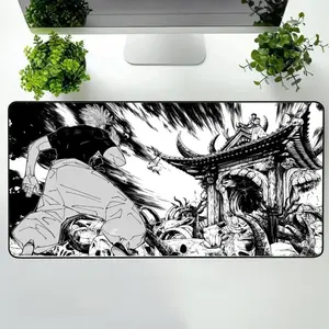 Gojo Satoru Jujutsu Kaisen Desk Mat, Jujutsu Kaisen Anime Mouse Pad, Keyboard Mat, Gojo Sensei Anime Manga Playmat For Computer Accessories, Gift For Gamer, Desk Mat, PC Accessories.