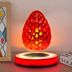 Hengyi Technology Co. Magnetic Levitation Dragon Egg Ornament Technological Night Light Glowing Dragon Egg Desktop Decoration Christmas Birthday Gift