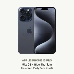 Refurbished Apple iPhone 15 Pro Max 512GB Unlocked Excellent Condition