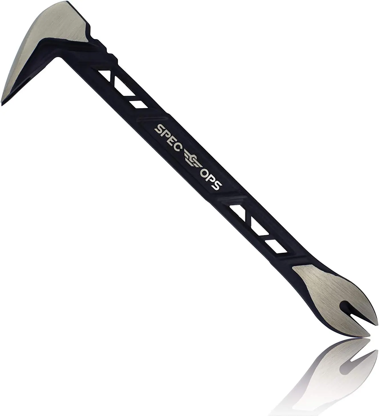 Spec Ops Tools 10" Nail Puller Pry Bar – High-Carbon Steel Cats Paw for Fast Nail Removal, Heavy Duty Demolition Tool