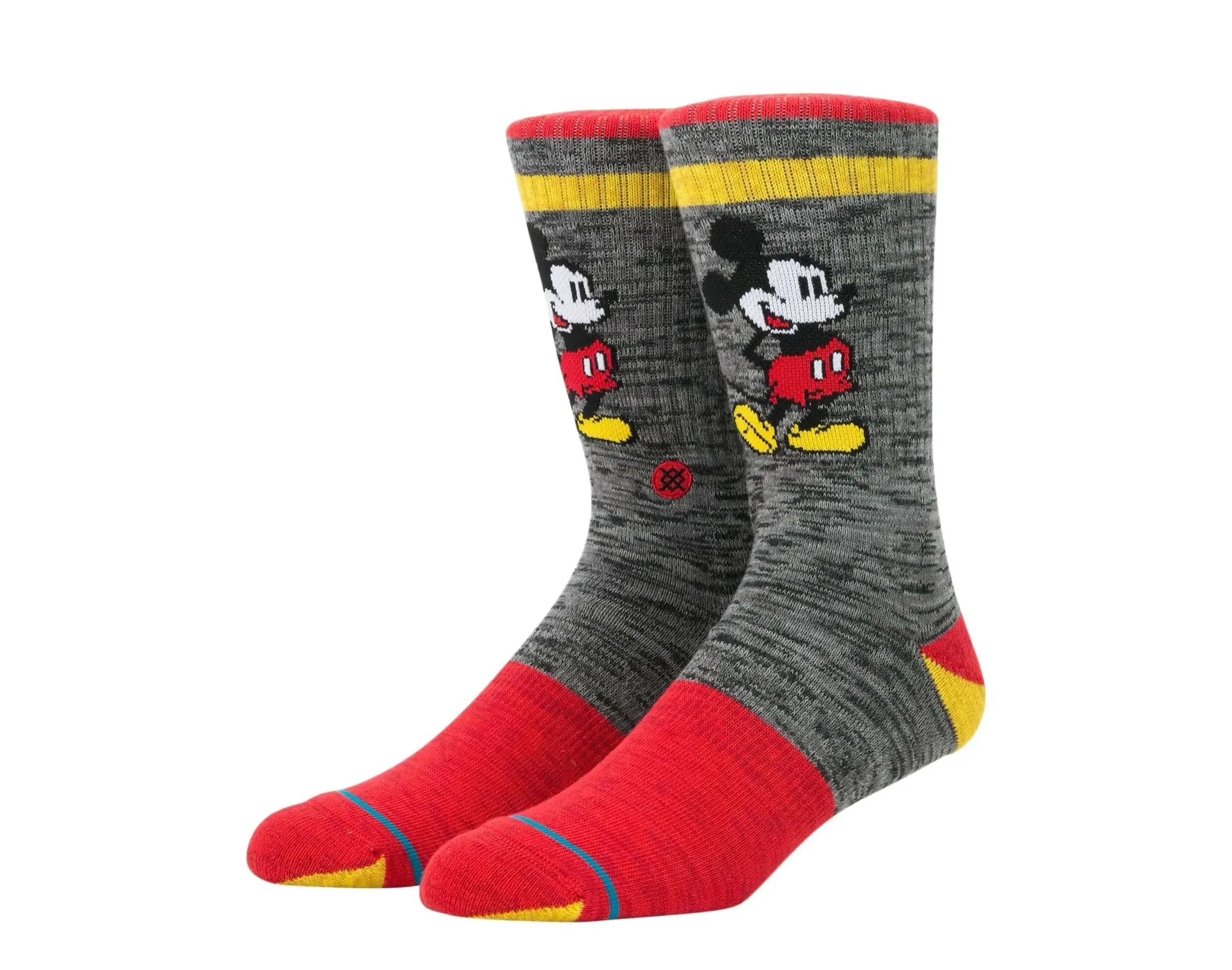 Stance x Disney Vintage Mickey Mouse Crew Socks in Black | Men's