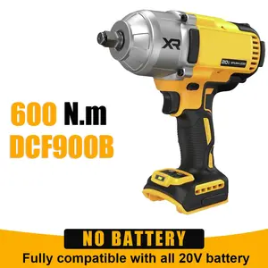 【FathersDayGift】 20V Cordless Brushless Impact Wrench 1/2" Drive | 600Nm High Torque | Bare Tool for Electrician, DIY & Maintenance