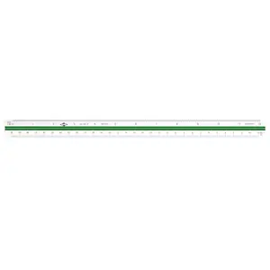 Metric Triangular Scale, Multipurpose Drafting Ruler for Drawing, Planning, Design, Great for Students and Professionals - 30 cm