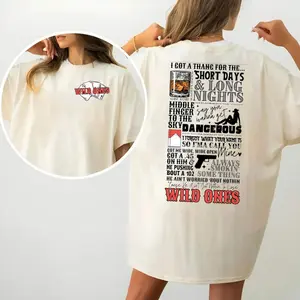 Wild Ones Shirt, Country Music Tshirt, Cowgirls Don't Cry Tee, I Got A Thing For The Wild Ones Sweatshirt Hoodie, Unisex Sweater Pullover Tee